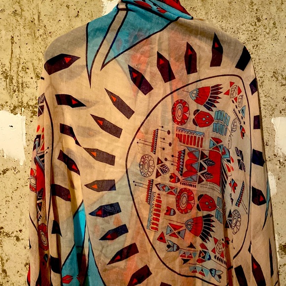 Extra Long and Extra Large Rectangular Scarf NeverUsed - Picture 8 of 12